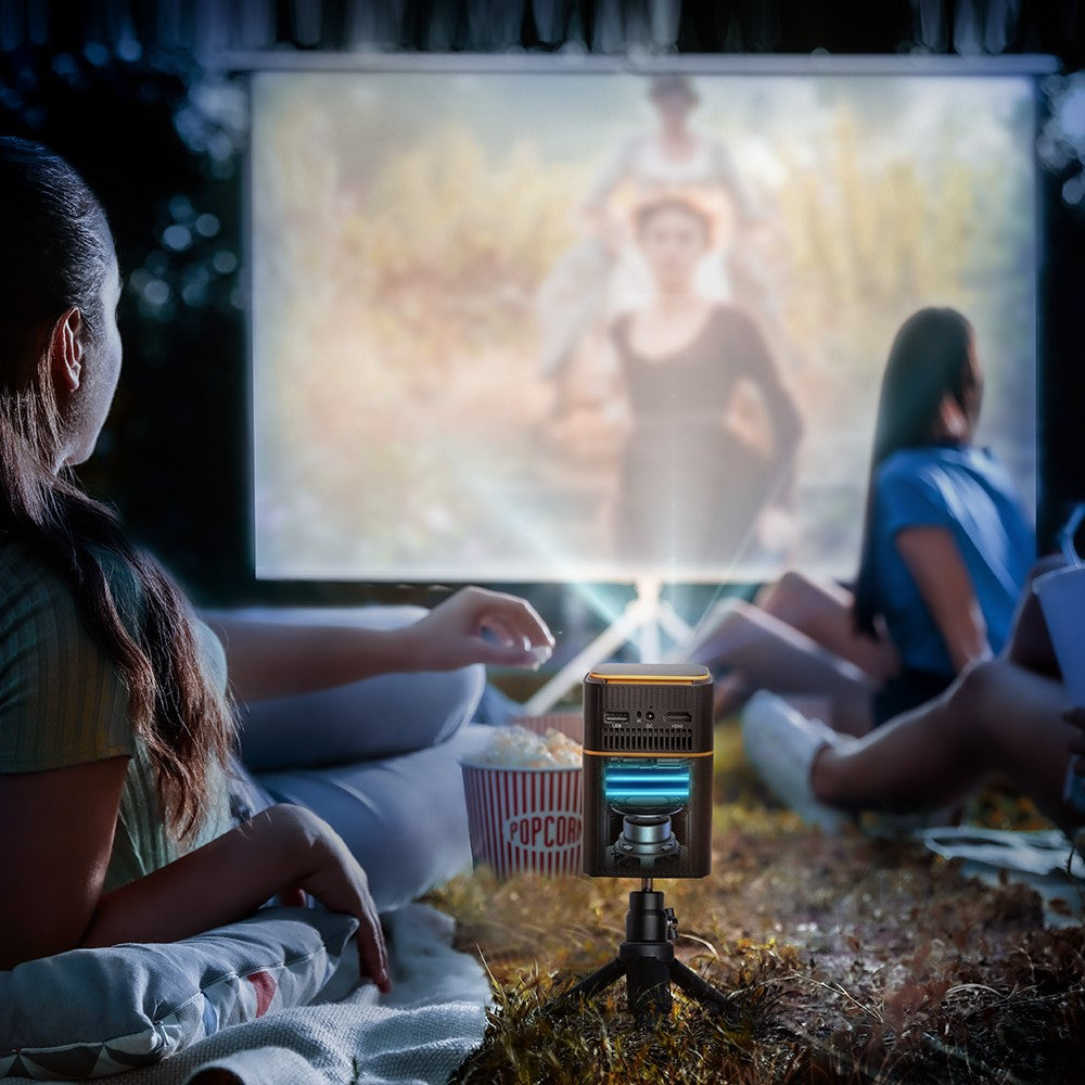 "Spoil Your Partner this Valentine's Day with the Ultimate Portable Movie Experience: The FATORK POCKET MONSTER 5G Wifi Smart Projector"