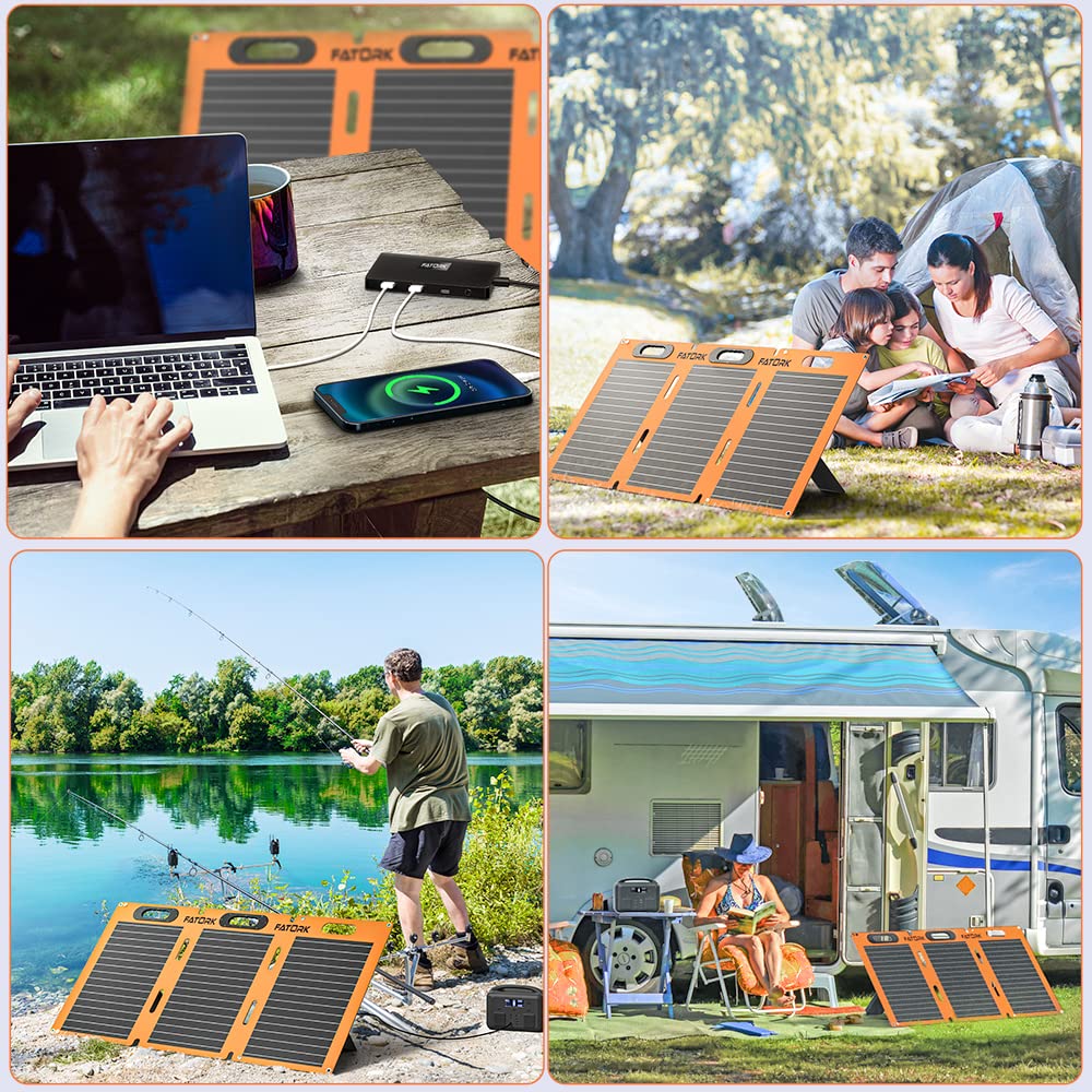The Different Applications of Solar Panels: Introducing the FATORK 100W Portable Solar Panel